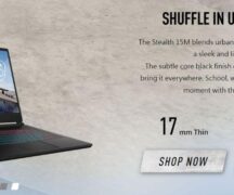 MSI выпустила геймерский ноутбук Stealth